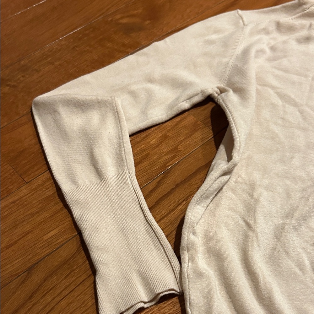 Zara Cream Turtleneck Sweater - Picture 6 of 9